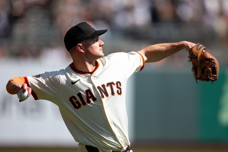 Sep 27, 2025; San Francisco, California, USA; San Francisco Giants third baseman Matt Chapman (26) warms up before a game against the Colorado Rockies at Oracle Park. Mandatory Credit: D. Ross Cameron-Imagn Images