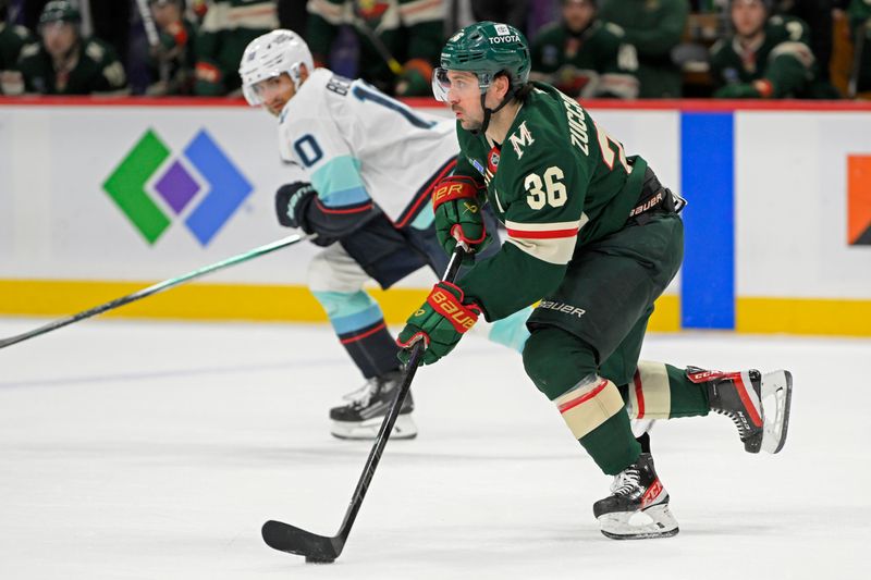 Seattle Kraken's Efforts Fall Short in St. Paul Against the Minnesota Wild