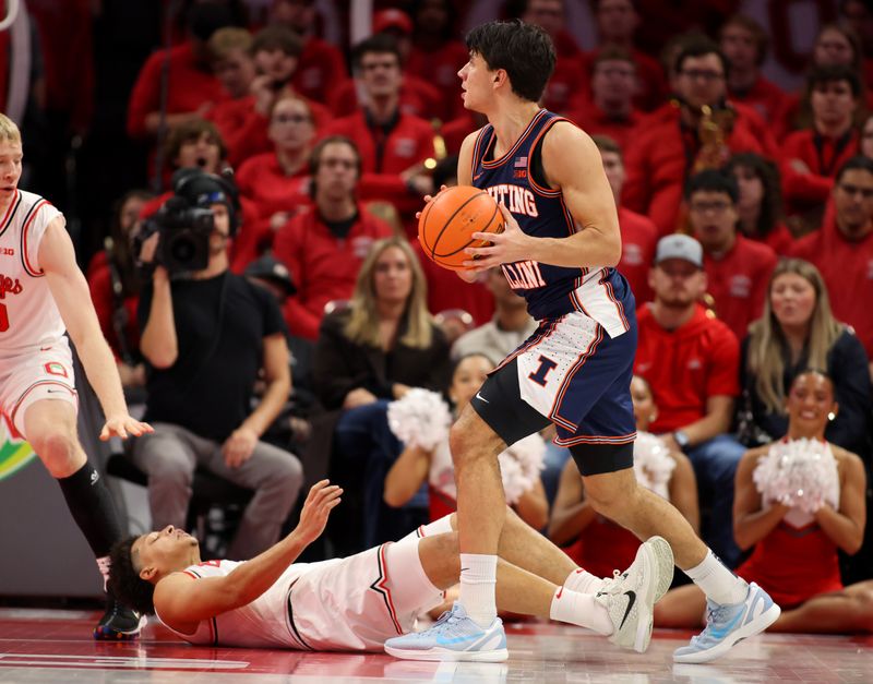 Did Illinois Fighting Illini's Free Throw Precision Outshine Ohio State Buckeyes at Value City A...