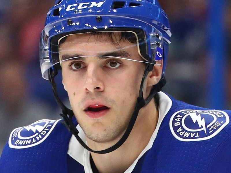 NHL Tampa Bay Lightning left wing Gabriel Fortier