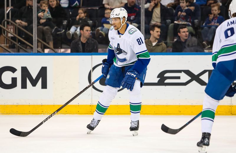 Vancouver Canucks Face Off Against New York Rangers in Madison Square Garden Showdown