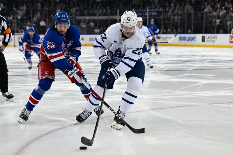 Maple Leafs Edge Past Rangers in a Close Encounter at Madison Square Garden