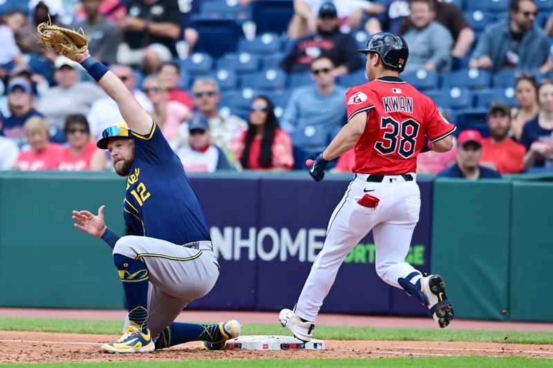 May 14, 2025; Cleveland, Ohio, USA; at Progressive Field. Mandatory Credit: Ken Blaze-Imagn Images