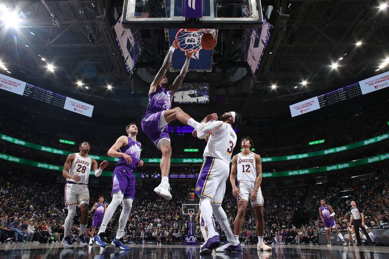 SALT LAKE CITY, UT - DECEMBER 1: John Collins #20 of the Utah Jazz dunks the ball during the game against the Los Angeles Lakers on December 1, 2024 at Delta Center in Salt Lake City, Utah. NOTE TO USER: User expressly acknowledges and agrees that, by downloading and or using this Photograph, User is consenting to the terms and conditions of the Getty Images License Agreement. Mandatory Copyright Notice: Copyright 2024 NBAE (Photo by Melissa Majchrzak/NBAE via Getty Images)