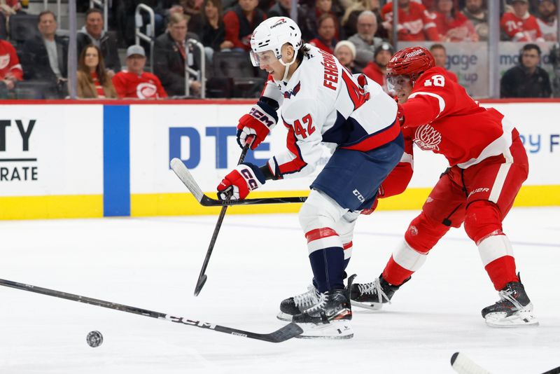 Washington Capitals Edge Out Detroit Red Wings in Shootout Drama at Little Caesars Arena