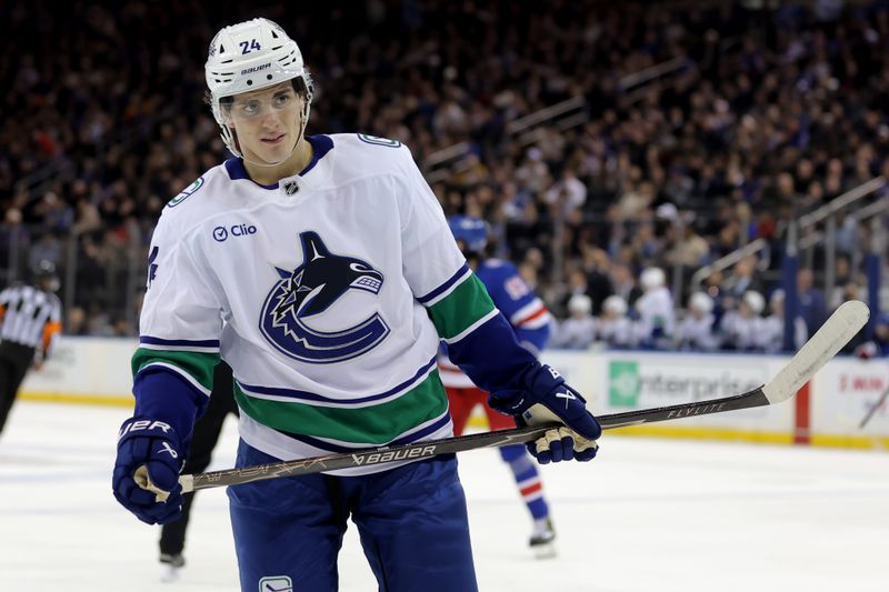 Vancouver Canucks Freeze Out New York Rangers at Madison Square Garden