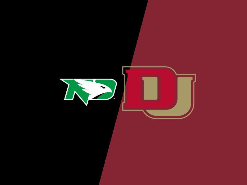 North Dakota Fighting Hawks Fall Short Against Denver Pioneers in Grand Forks Showdown