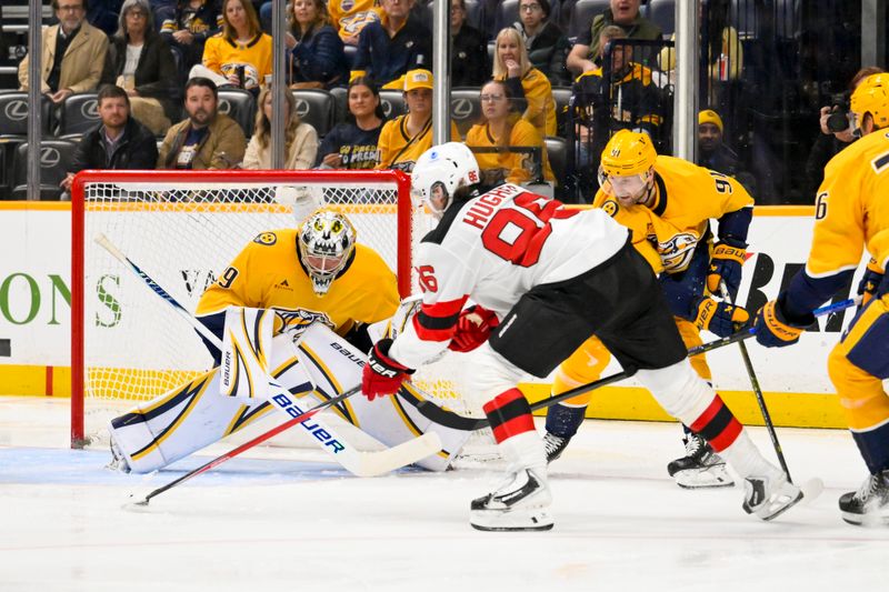 Nashville Predators Drop Faceoff Battle as New Jersey Devils Cash In Late at Bridgestone Arena