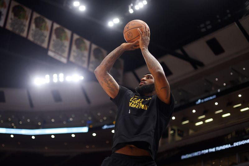 CHICAGO, ILLINOIS - DECEMBER 20: LeBron James #23 of the Los Angeles Lakers warms up prior to the game against the Chicago Bulls at the United Center on December 20, 2023 in Chicago, Illinois. NOTE TO USER: User expressly acknowledges and agrees that, by downloading and or using this photograph, User is consenting to the terms and conditions of the Getty Images License Agreement.  (Photo by Michael Reaves/Getty Images)