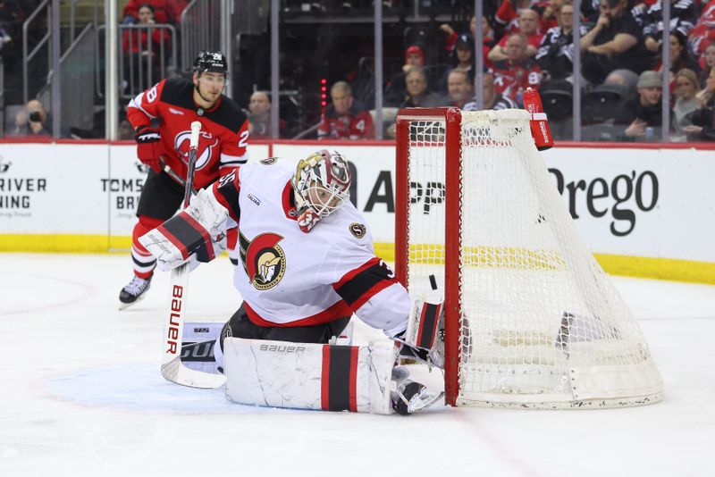 Devils Tangle with Senators in a Close Contest at Prudential Center