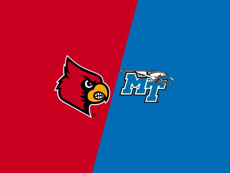 Middle Tennessee Blue Raiders VS Louisville Cardinals