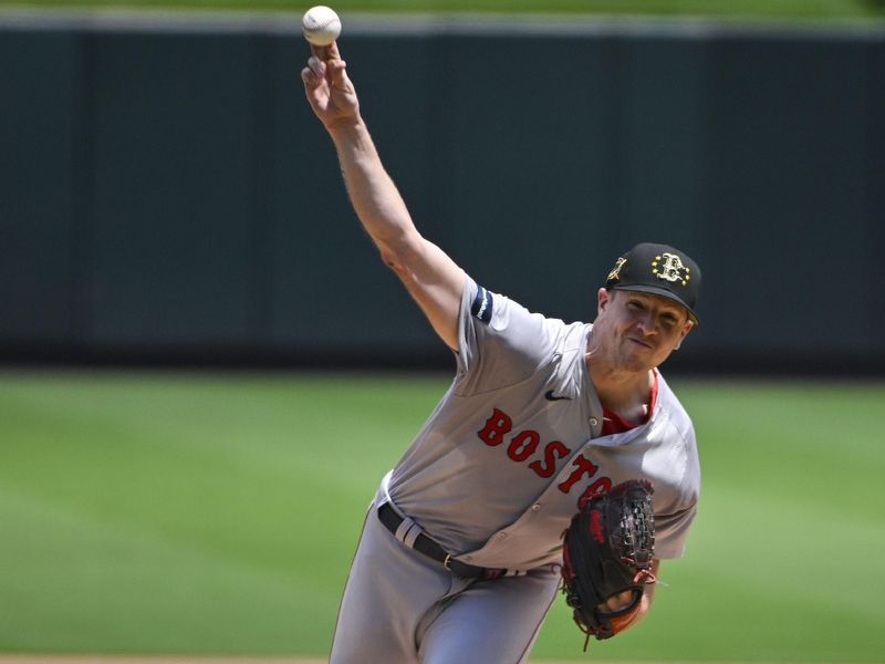 May 19, 2024; St. Louis, Missouri, USA;  Boston Red Sox starting pitcher Nick Pivetta (37) pitches against the St. Louis Cardinals during the fourth inning at Busch Stadium. Mandatory Credit: Jeff Curry-USA TODAY Sports