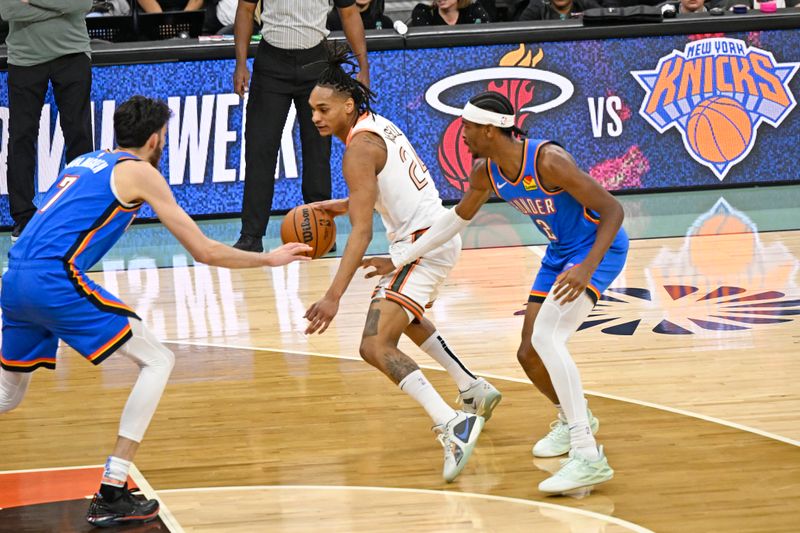 SAN ANTONIO, TX - JANUARY 24: Devin Vassell #24 of the San Antonio Spurs dribbles the ball during the game against the Oklahoma City Thunder on January 24, 2023 at the Frost Bank Center in San Antonio, Texas. NOTE TO USER: User expressly acknowledges and agrees that, by downloading and or using this photograph, user is consenting to the terms and conditions of the Getty Images License Agreement. Mandatory Copyright Notice: Copyright 2024 NBAE (Photos by David Dow/NBAE via Getty Images)