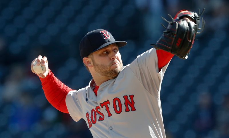 Apr 20, 2024; Pittsburgh, Pennsylvania, USA; Boston Red Sox starting pitcher Kutter Crawford (50) delivers a pitch against the Pittsburgh Pirates during the first inning at PNC Park. Mandatory Credit: Charles LeClaire-USA TODAY Sports