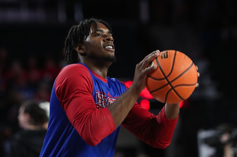 Dec 22, 2025; Athens, Georgia, USA; West Georgia Wolves forward Shelton Williams-Dryden (4) before a game against the Georgia Bulldogs at Stegeman Coliseum. Mandatory Credit: Mady Mertens-Imagn Images