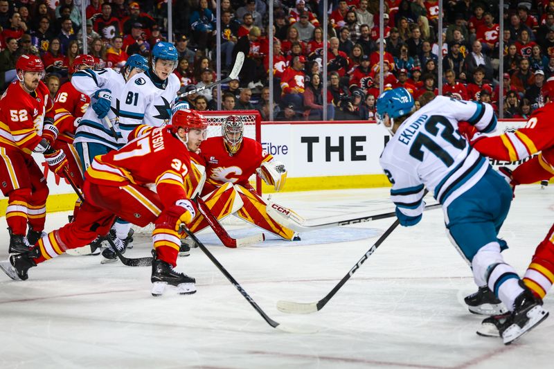 Calgary Flames Shutout San Jose Sharks with Defensive Mastery at Scotiabank Saddledome