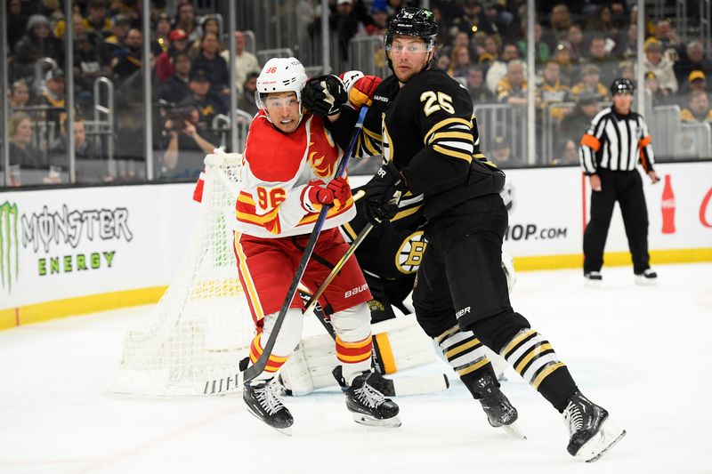 Bruins and Flames Set to Ignite Rivalry at Scotiabank Saddledome