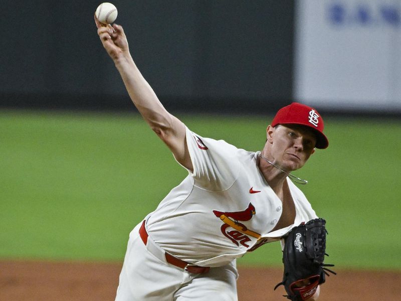 May 20, 2024; St. Louis, Missouri, USA;  St. Louis Cardinals starting pitcher Sonny Gray (54) pitches against the Baltimore Orioles during the sixth inning at Busch Stadium. Mandatory Credit: Jeff Curry-USA TODAY Sports