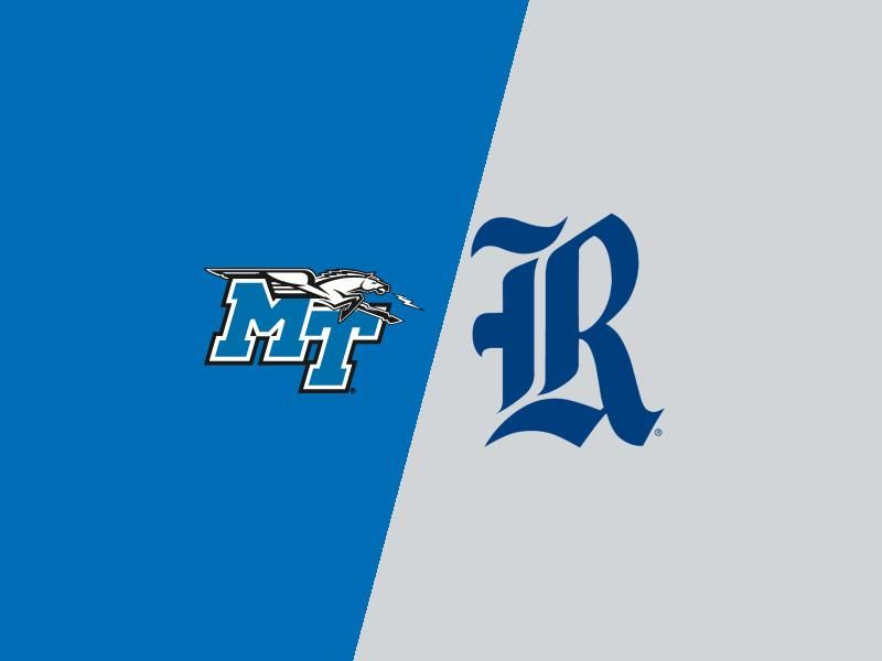 Middle Tennessee Blue Raiders VS Rice Owls