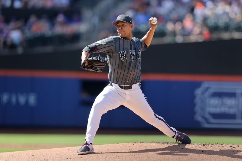 Jun 15, 2024; New York City, New York, USA; New York Mets starting pitcher Jose Quintana (62) pitches against the San Diego Padres at Citi Field. Mandatory Credit: Brad Penner-USA TODAY Sports