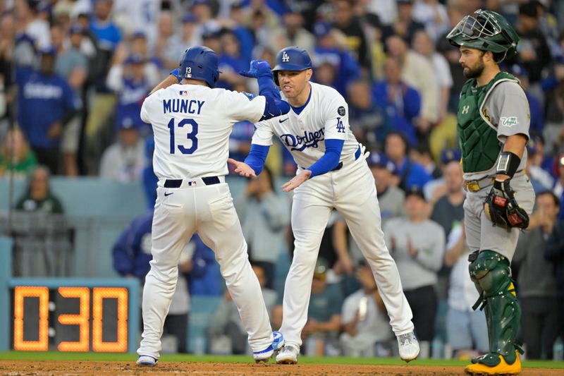 Dodgers' Offensive Onslaught Overwhelms Athletics at Dodger Stadium