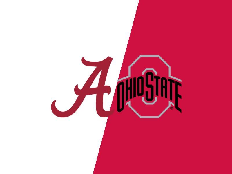 Hard Rock Stadium Hosts Clash Between Ohio State Buckeyes and Alabama Crimson Tide in College Fo...