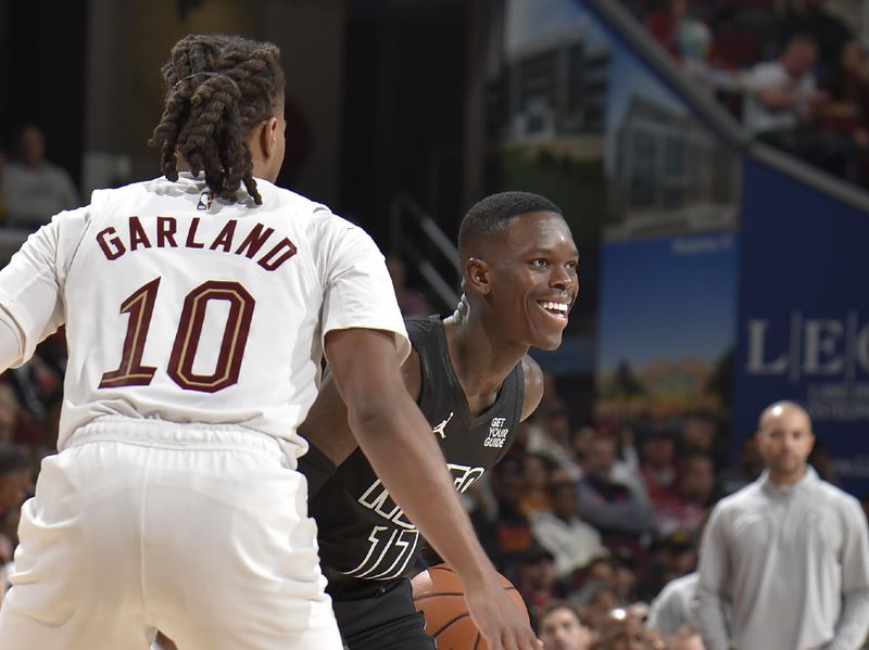 CLEVELAND, OH - NOVEMBER 9: Dennis Schroder #17 of the Brooklyn Nets smiles during the game against the Cleveland Cavaliers on November 9, 2024 at Rocket Mortgage FieldHouse in Cleveland, Ohio. NOTE TO USER: User expressly acknowledges and agrees that, by downloading and/or using this Photograph, user is consenting to the terms and conditions of the Getty Images License Agreement. Mandatory Copyright Notice: Copyright 2024 NBAE (Photo by David Liam Kyle/NBAE via Getty Images)