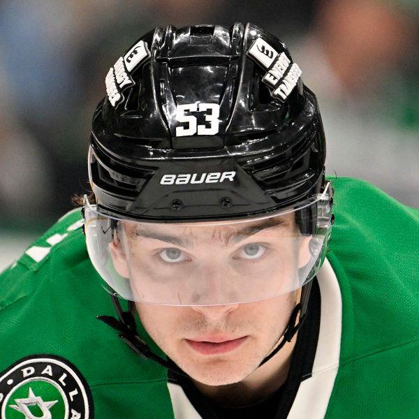 NHL Dallas Stars center Wyatt Johnston