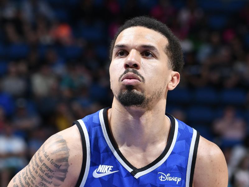 ORLANDO, FL - MARCH 13: Cole Anthony #50 of the Orlando Magic shoots the ball during the game against the Brooklyn Nets on March 13, 2024 at the Kia Center in Orlando, Florida. NOTE TO USER: User expressly acknowledges and agrees that, by downloading and or using this photograph, User is consenting to the terms and conditions of the Getty Images License Agreement. Mandatory Copyright Notice: Copyright 2024 NBAE (Photo by Fernando Medina/NBAE via Getty Images)