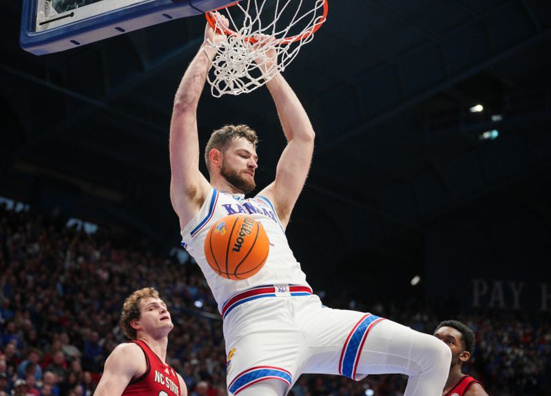 Dec 14, 2024; Lawrence, Kansas, USA; XXXXXX at Allen Fieldhouse. Mandatory Credit: Jay Biggerstaff-Imagn Images