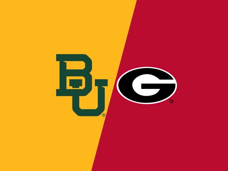 Clash at Caesars Superdome: Baylor Bears vs Georgia Bulldogs in College Football Showdown