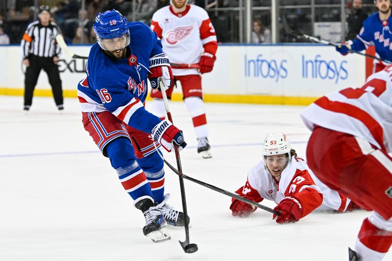 New York Rangers Outshine Detroit Red Wings in a Display of Skill and Strategy