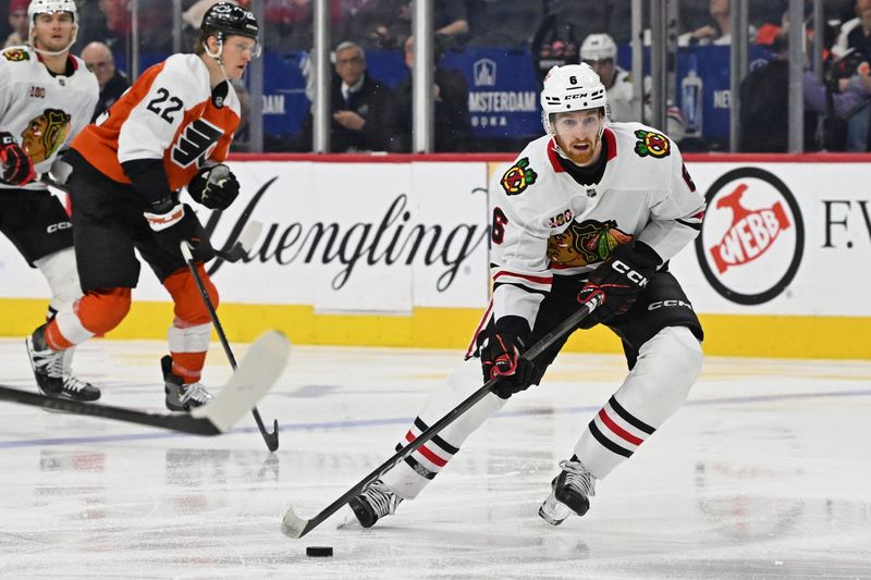 Chicago Blackhawks at Xfinity Mobile Arena: Did Connor Bedard’s strike shift the Flyers game scr...