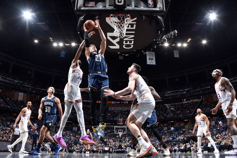 ORLANDO, FL - JANUARY 28: Moritz Wagner #21 of the Orlando Magic goes to the basket during the game on January 28, 2024 at Amway Center in Orlando, Florida. NOTE TO USER: User expressly acknowledges and agrees that, by downloading and or using this photograph, User is consenting to the terms and conditions of the Getty Images License Agreement. Mandatory Copyright Notice: Copyright 2024 NBAE (Photo by Fernando Medina/NBAE via Getty Images)