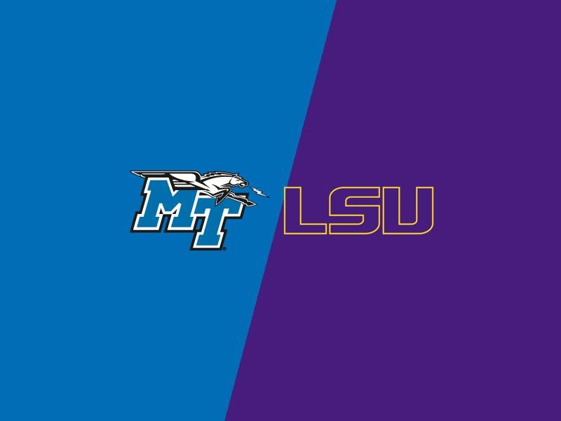 Middle Tennessee Blue Raiders VS LSU Lady Tigers