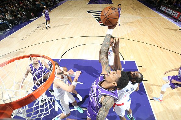 SALT LAKE CITY, UT - DECEMBER 8: John Collins #20 of the Utah Jazz drives to the basket during the game against the LA Clippers on December 8, 2023 at vivint.SmartHome Arena in Salt Lake City, Utah. NOTE TO USER: User expressly acknowledges and agrees that, by downloading and or using this Photograph, User is consenting to the terms and conditions of the Getty Images License Agreement. Mandatory Copyright Notice: Copyright 2023 NBAE (Photo by Melissa Majchrzak/NBAE via Getty Images)