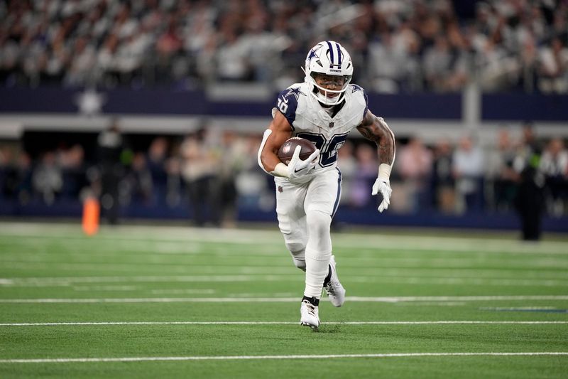 Dallas Cowboys running back Tony Pollard carries the ball during an NFL football game against the Philadelphia Eagles in Arlington, Texas, Sunday, Dec. 10, 2023. (AP Photo/Tony Gutierrez)