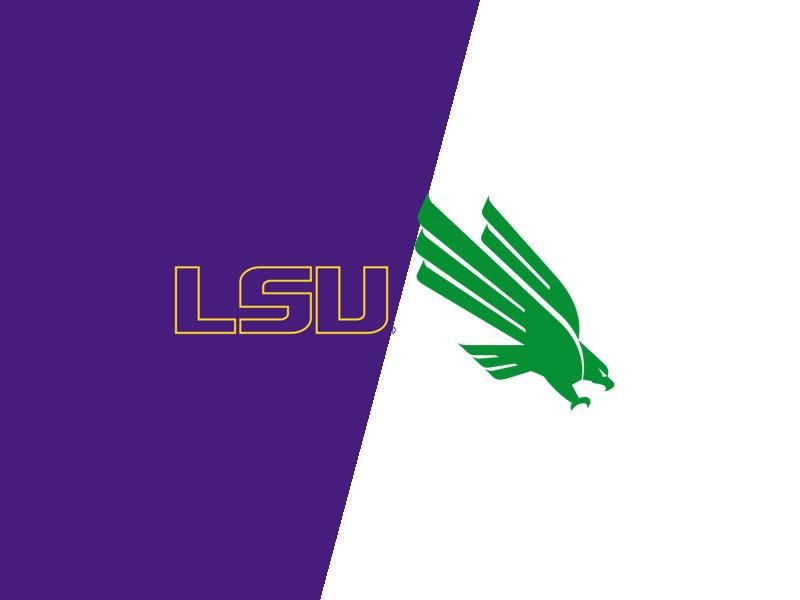 LSU Tigers Favored to Win Against North Texas Mean Green in Baton Rouge Showdown