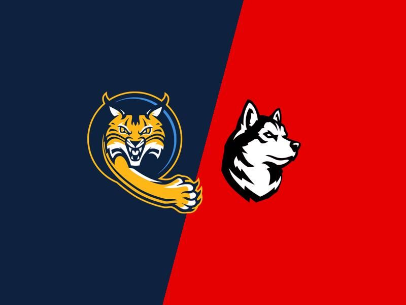 Quinnipiac Bobcats VS Northeastern Huskies