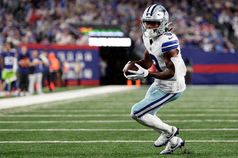 Dallas Cowboys wide receiver KaVontae Turpin (9) in action against the New York Giants during an NFL football game Sunday, Sept. 10, 2023, in East Rutherford, N.J. (AP Photo/Adam Hunger)