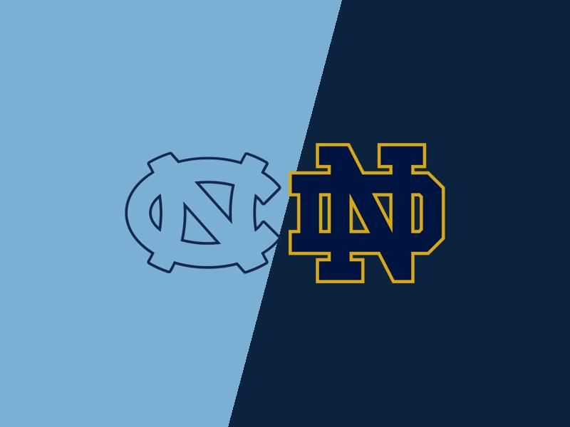 North Carolina Tar Heels VS Notre Dame Fighting Irish