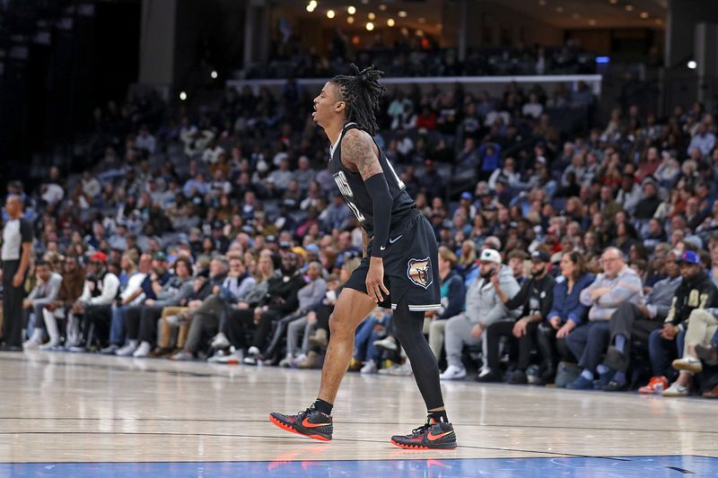 MEMPHIS, TENNESSEE - NOVEMBER 18: Ja Morant #12 of the Memphis Grizzlies walks off the court during the second half against the Oklahoma City Thunder at FedExForum on November 18, 2022 in Memphis, Tennessee. NOTE TO USER: User expressly acknowledges and agrees that, by downloading and or using this photograph, User is consenting to the terms and conditions of the Getty Images License Agreement. (Photo by Justin Ford/Getty Images)