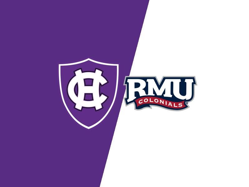 Holy Cross Crusaders Stifled by Robert Morris Colonials' Second Period Surge