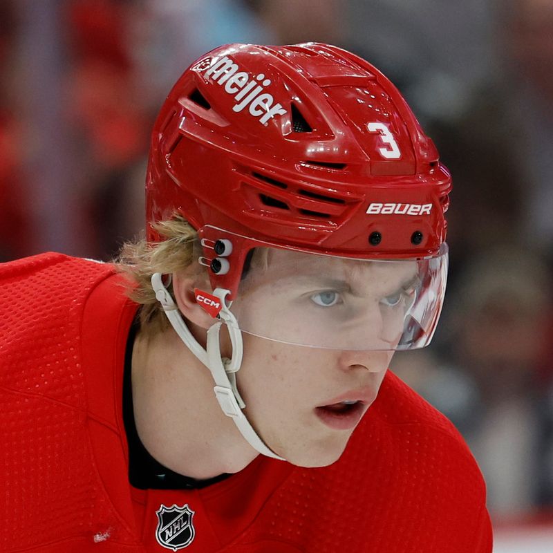 NHL Detroit Red Wings defense Simon Edvinsson