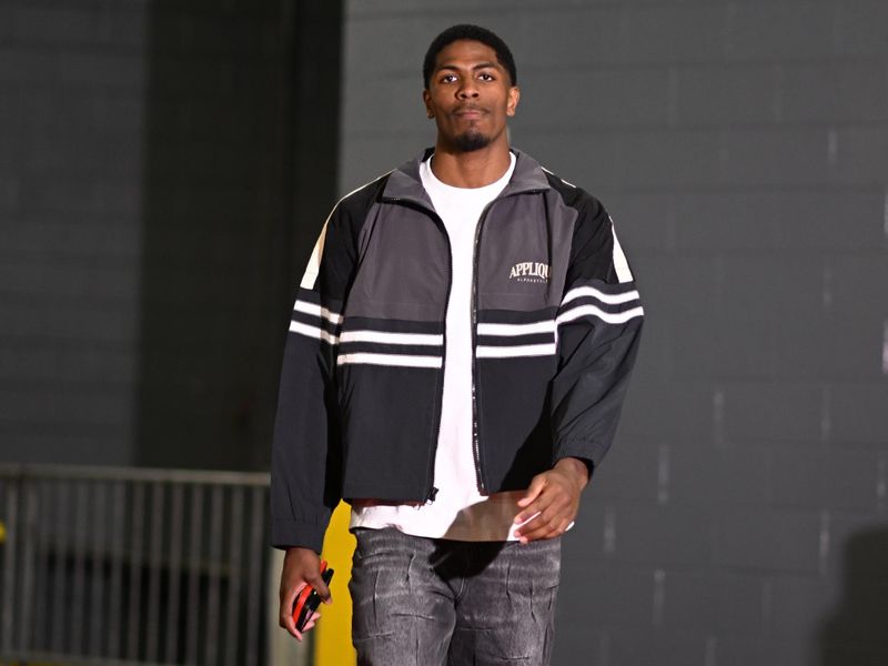 HOUSTON, TX - JANUARY 20: Nate Williams #19 of the Houston Rockets arrives to the arena before the game against the Utah Jazz on January 20, 2024 at the Toyota Center in Houston, Texas. NOTE TO USER: User expressly acknowledges and agrees that, by downloading and or using this photograph, User is consenting to the terms and conditions of the Getty Images License Agreement. Mandatory Copyright Notice: Copyright 2024 NBAE (Photo by Logan Riely/NBAE via Getty Images)