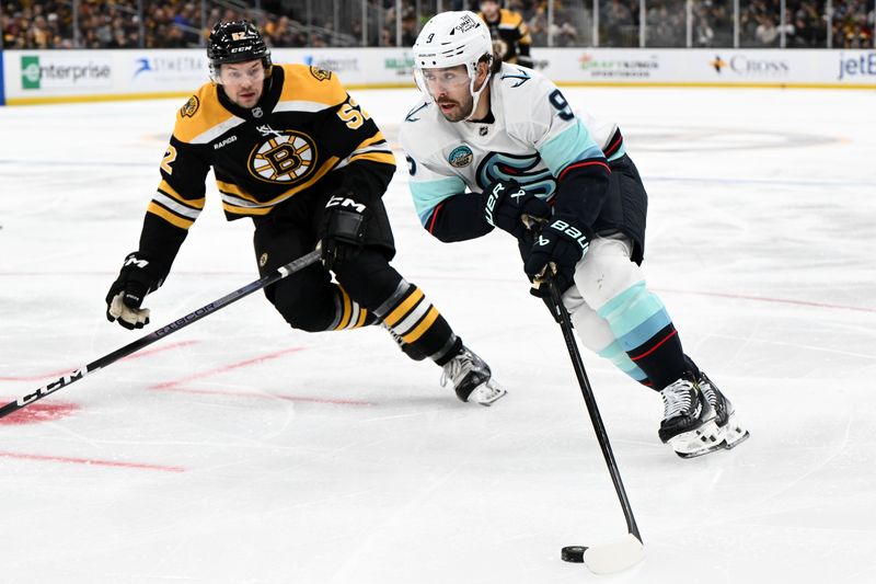 Seattle Kraken Face Boston Bruins with Matty Beniers Leading the Charge