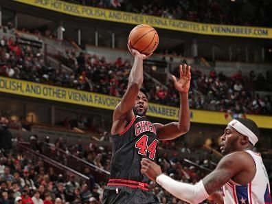 CHICAGO, IL - DECEMBER 30: Patrick Williams #44 of the Chicago Bulls drives to the basket during the game against the Philadelphia 76ers on December 30, 2023 at United Center in Chicago, Illinois. NOTE TO USER: User expressly acknowledges and agrees that, by downloading and or using this photograph, User is consenting to the terms and conditions of the Getty Images License Agreement. Mandatory Copyright Notice: Copyright 2023 NBAE (Photo by Gary Dineen/NBAE via Getty Images)