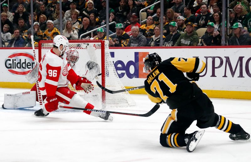 Red Wings Set to Engage Penguins in Strategic Encounter at PPG Paints Arena