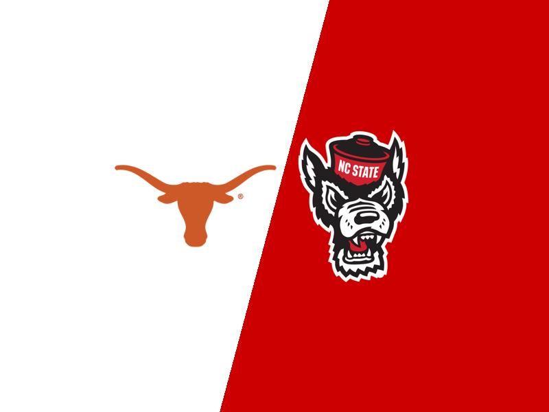 Texas Longhorns VS North Carolina State Wolfpack