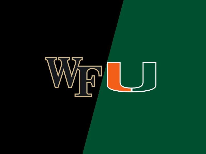 Miami (FL) Hurricanes' Jaida Patrick Shines in Women's Basketball Clash Against Wake Forest Demo...